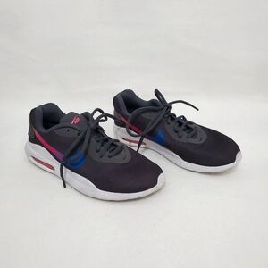 Nike Air Max Oketo Dark Gray Rainbow Swoosh Sneakers